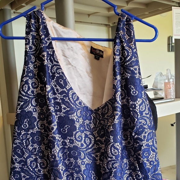 Navy/Nude dress - Picture 4 of 5